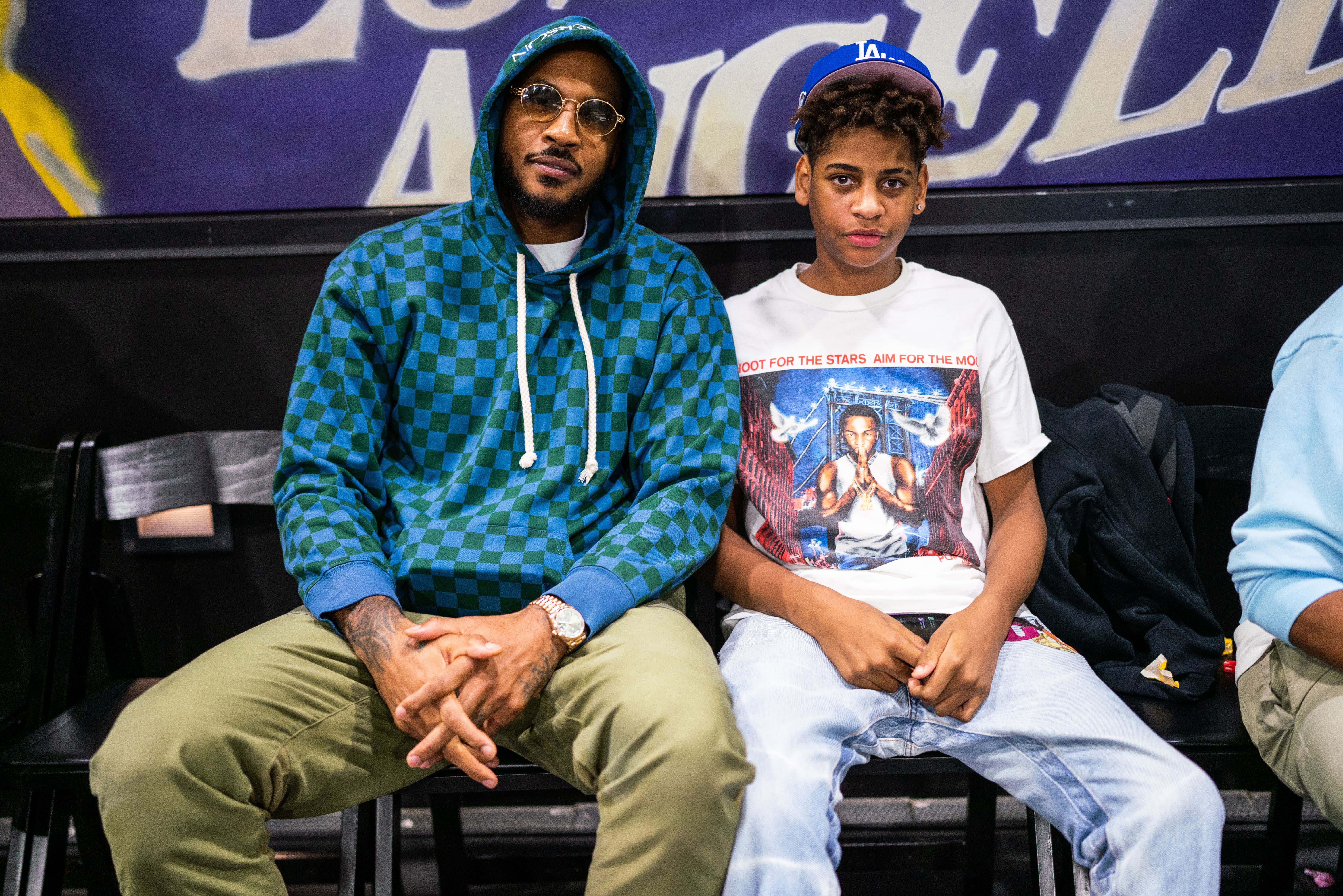 Wanna Feel Old? Carmelo Anthony's Son Kiyan Has Officially Received An Offer From Syracuse University