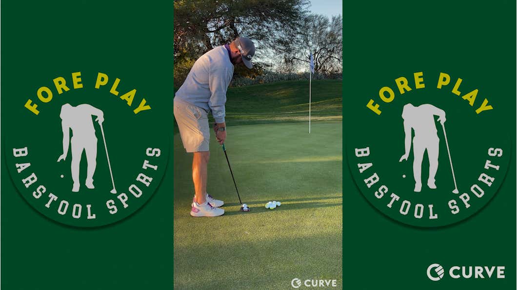 Trying To Beat The PGA Tour Average For A 30 Foot Putt Barstool Sports