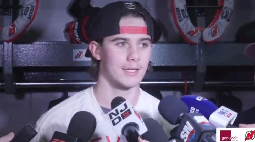 Jack Hughes Is Currently Making A Case For Himself As The World's Chillest Athlete