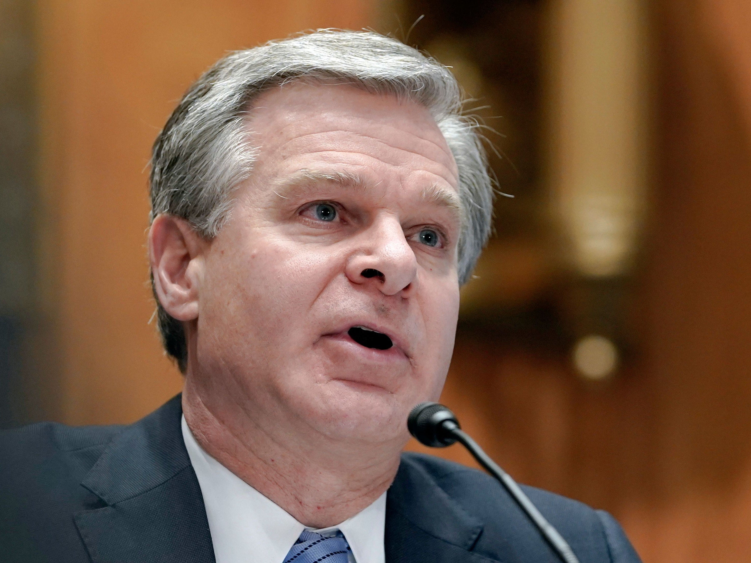 FBI Director Christopher Wray Got Chewed Out For Getting Caught Leaving A Senate Hearing Early To Go On Vacation With His Family Using A Government Gulfstream Jet