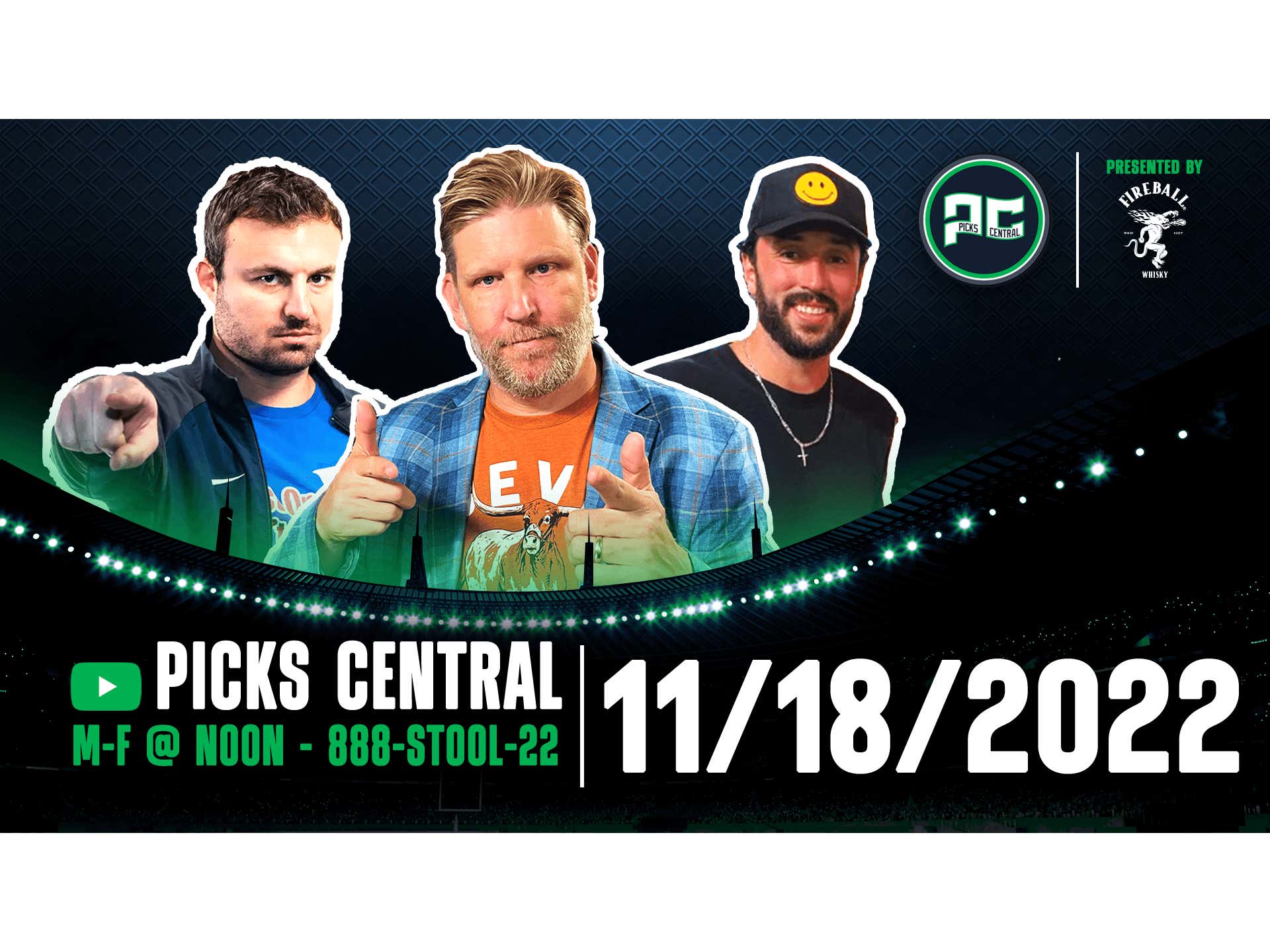 Barstool Sports Picks Central Friday, November 18, 2022 Barstool