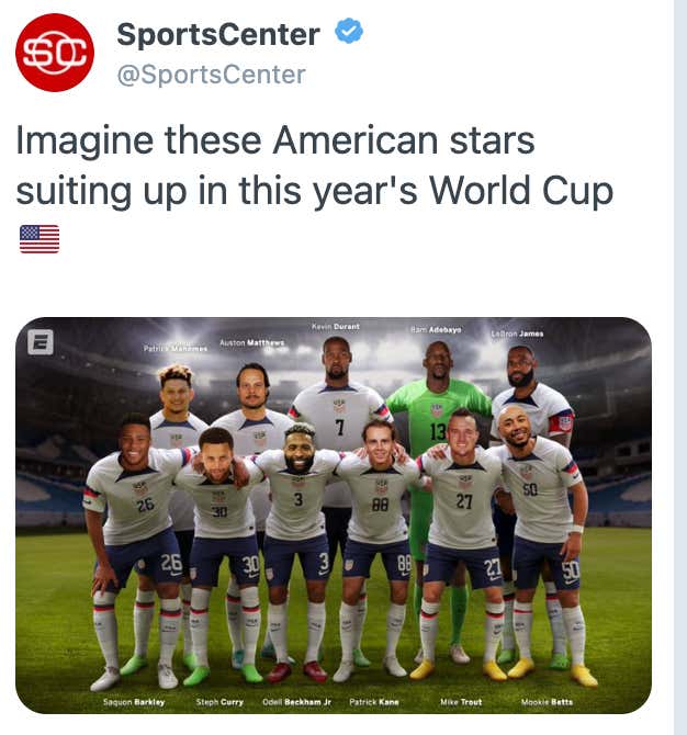 America At Its Finest - SportsCenter Deleted An All-Time Tweet After The Entire Internet Spent The Morning Mocking Them