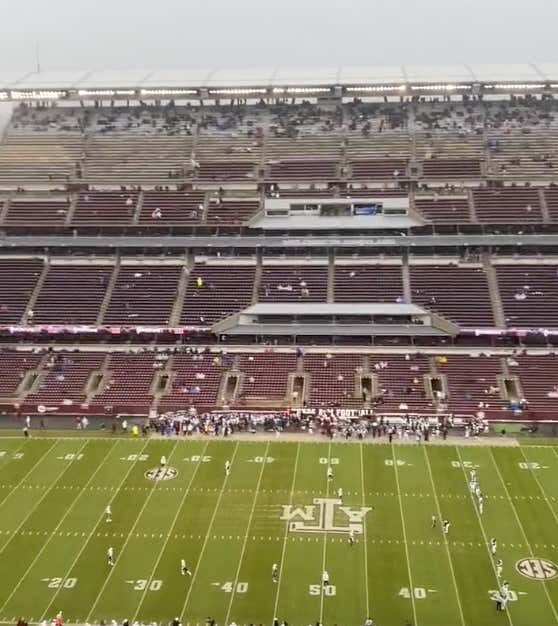 Texas A&M's Second Half Crowd Is SHOCKING