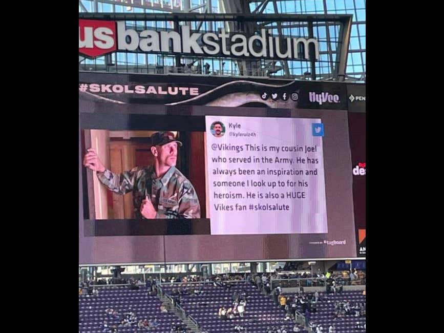 The Vikings Got Baited Into Displaying Johnny Sins On The Jumbotron Today