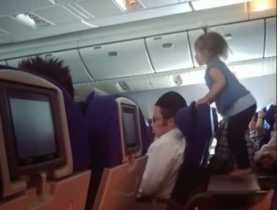 If You Let Your Kid Jump On An Airplane Tray Table During A Flight, Your Entire Family Should Be Thrown In Prison
