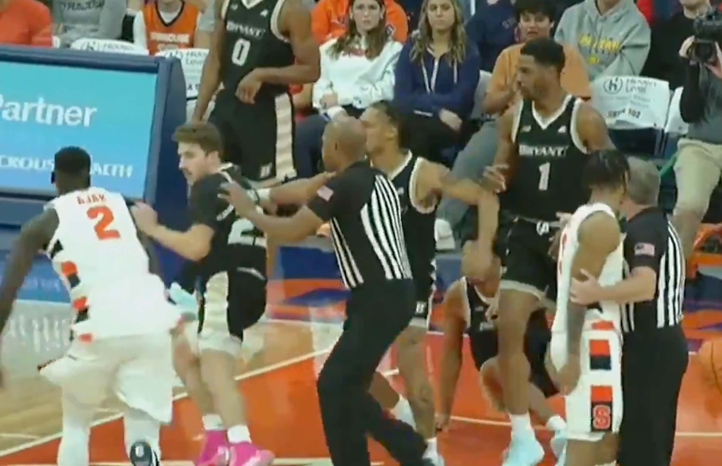 Doug Edert Made a Business Decision And Ran For His Life After Getting Into a Slap Fight With Syracuse