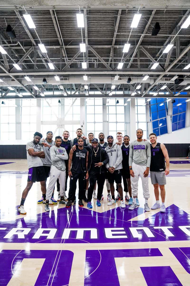 50 Cent Showing Up At The Kings Shootaround Is The Latest Example Of How Powerful The Victory Beam Truly Is