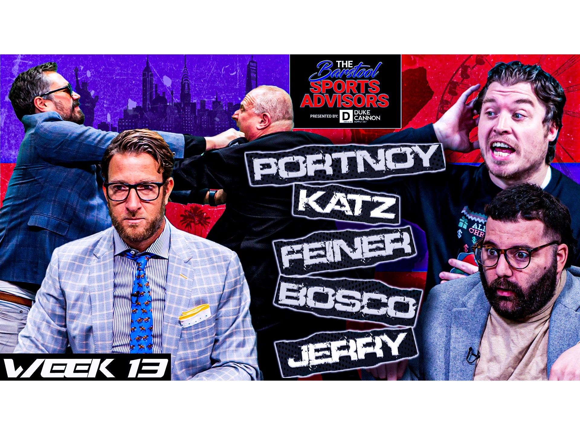 The Barstool Sports Advisors Are Back For NFL Week 13