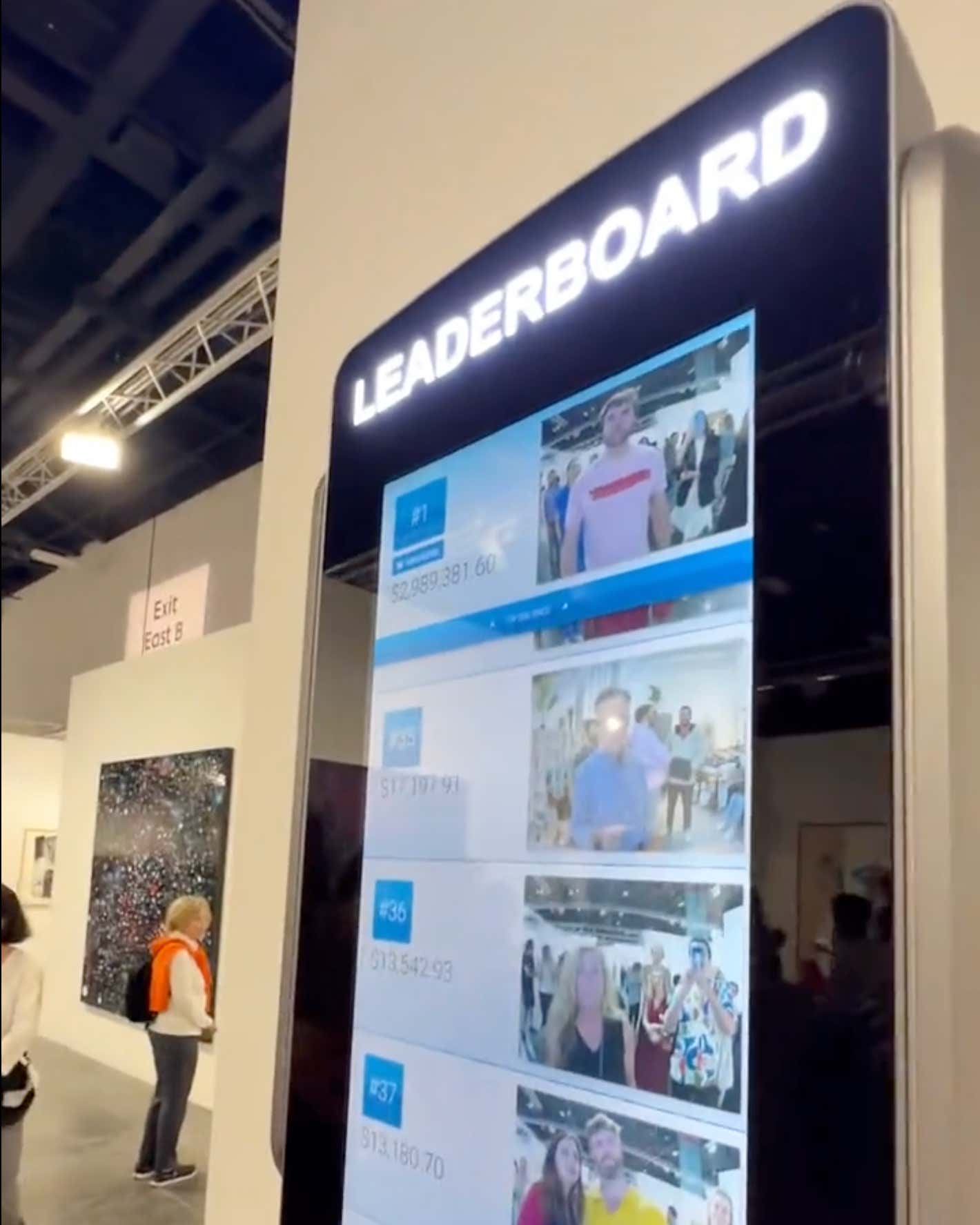 We Must Destroy This Evil ATM At Art Basel That Puts Your Bank Account And Photo On A Leaderboard That Everyone Can See