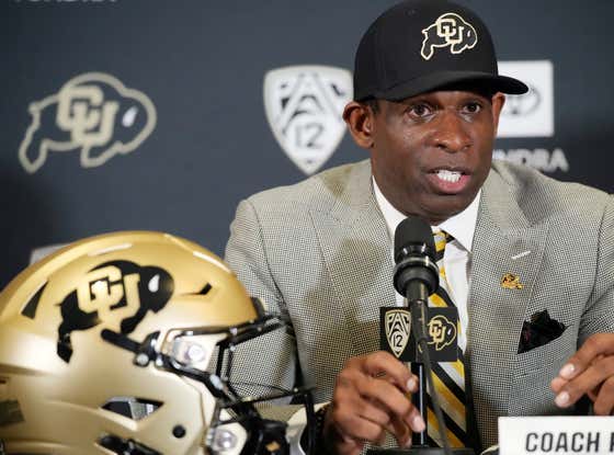 Deion Sanders Already Named His Son Shedeur Colorado's 2023 Starting Quarterback In His Introductory Press Conference