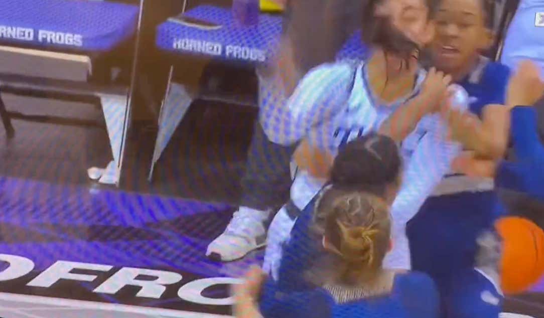 Does Women's College Basketball Need Enforcers? We Had Hair Pulls And Fists Flying In GW vs TCU