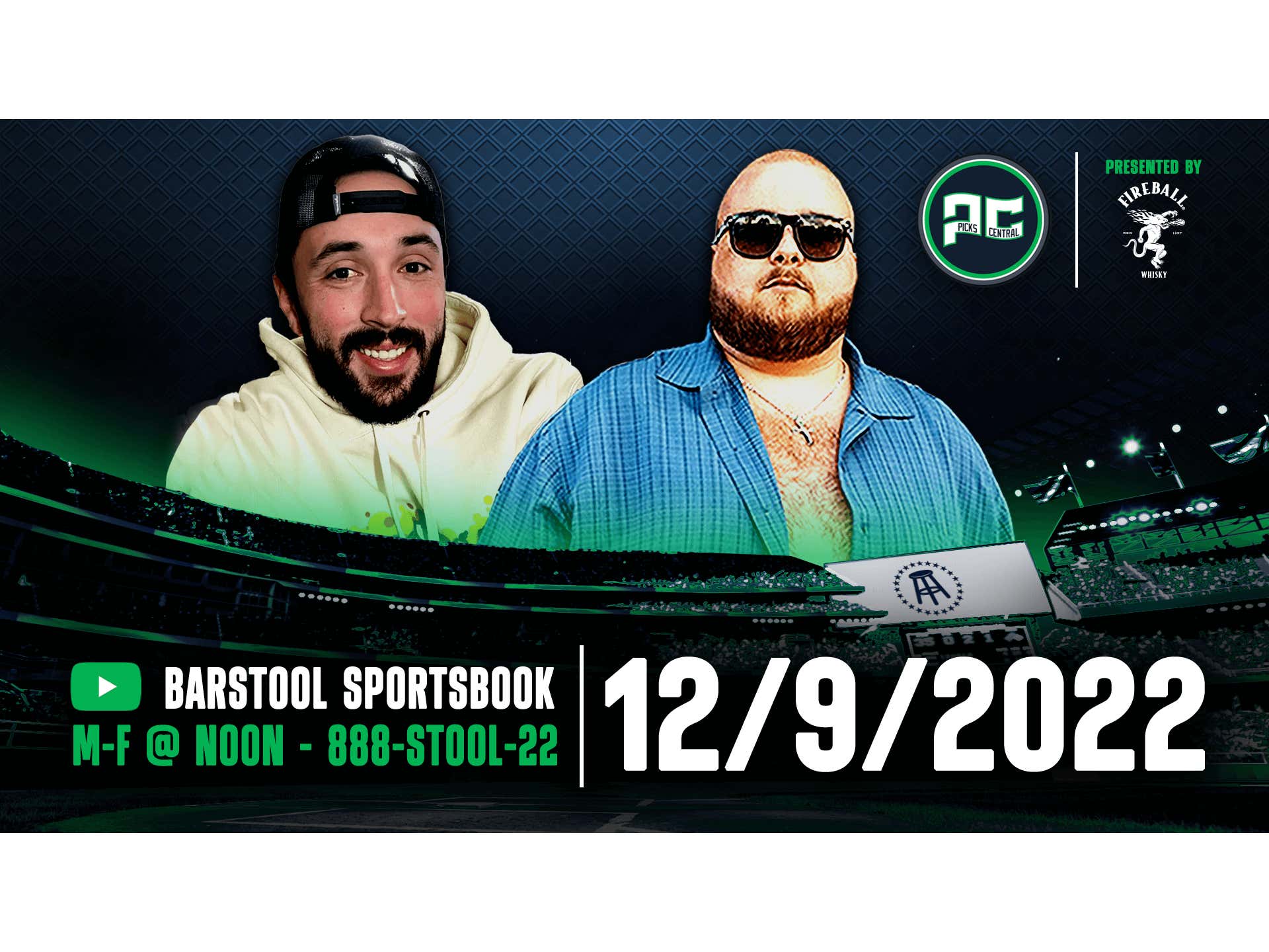 Barstool Sports Picks Central Friday, December 9th, 2022 Barstool