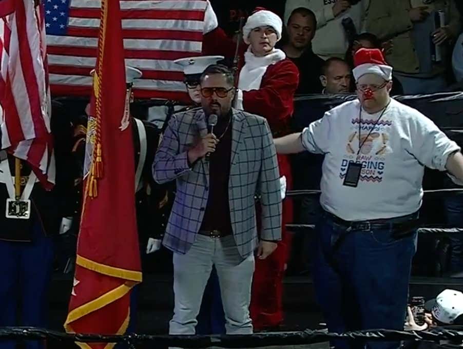 BIG CAT KICKS OFF ROUGH N ROWDY 19 "SEASONS BEATINGS" WITH A NATIONAL ANTHEM FOR THE AGES