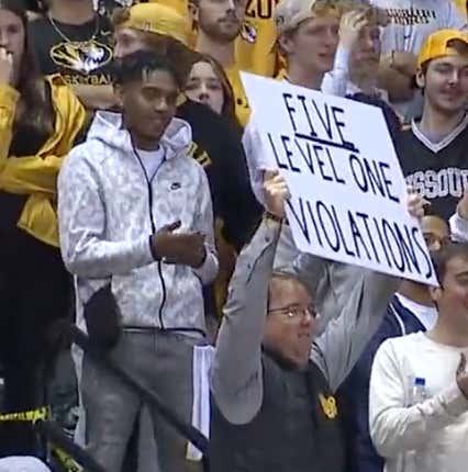 Mizzou Football Coach Eli Drinkwitz Is The Ultimate Dork For Trying To Troll Kansas Basketball During The Border War