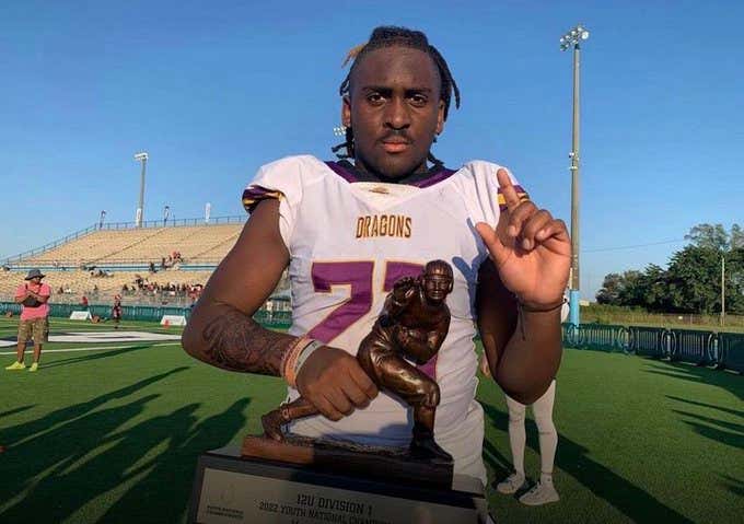 Time to Get the Letters of Intent Out to This Beast of a RB. You'll Just Have to Be Patient Because He's 12-Years-Old