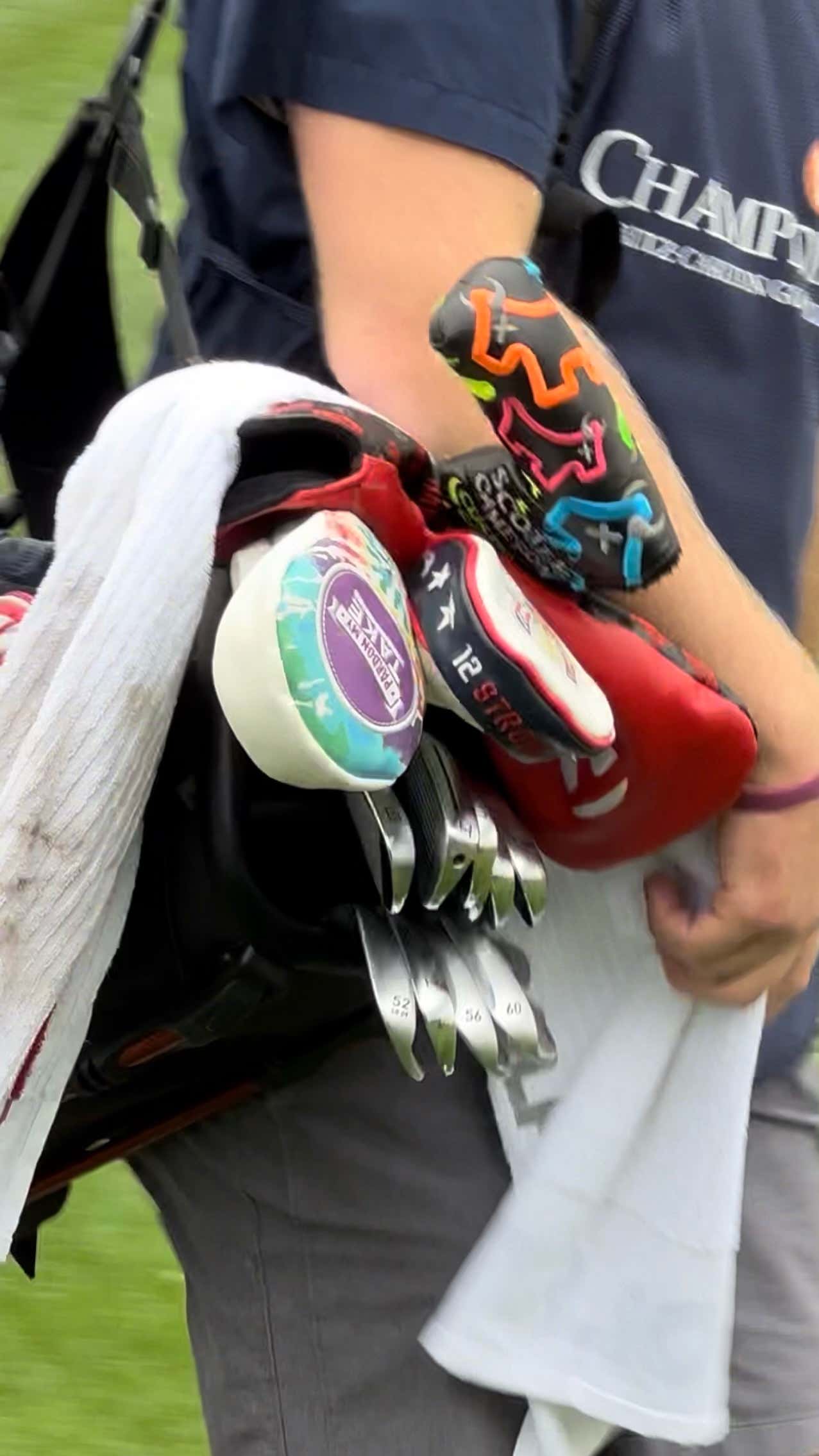 WILD Charlie Woods, Tiger's Son, Is Using The Pardon My Take Headcover