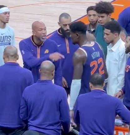 It Would Appear That Deandre Ayton And Monty Williams Still Hate Each Other's Guts