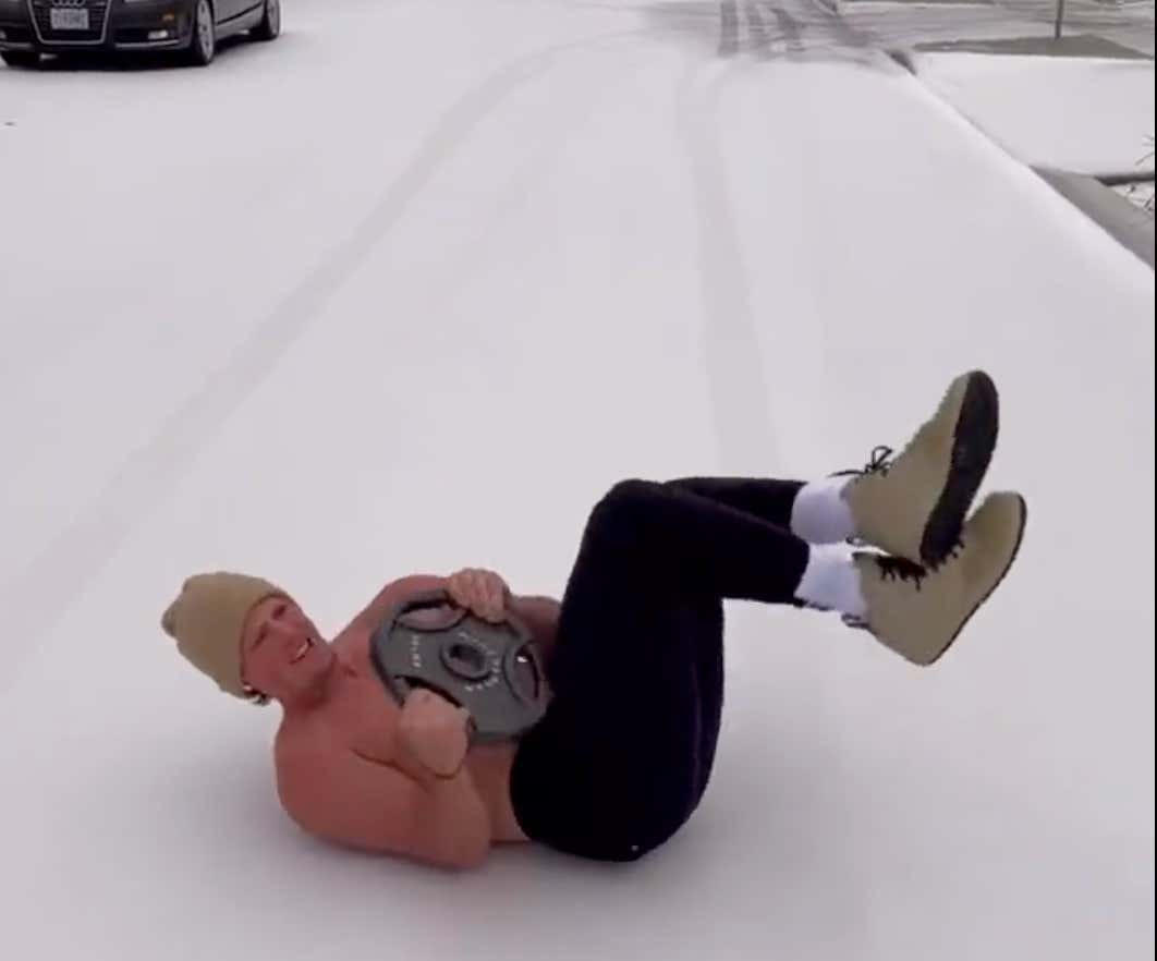 Adley Rutschman Doesn't Care About No Damn Snow, He'll Still Get His Workout In