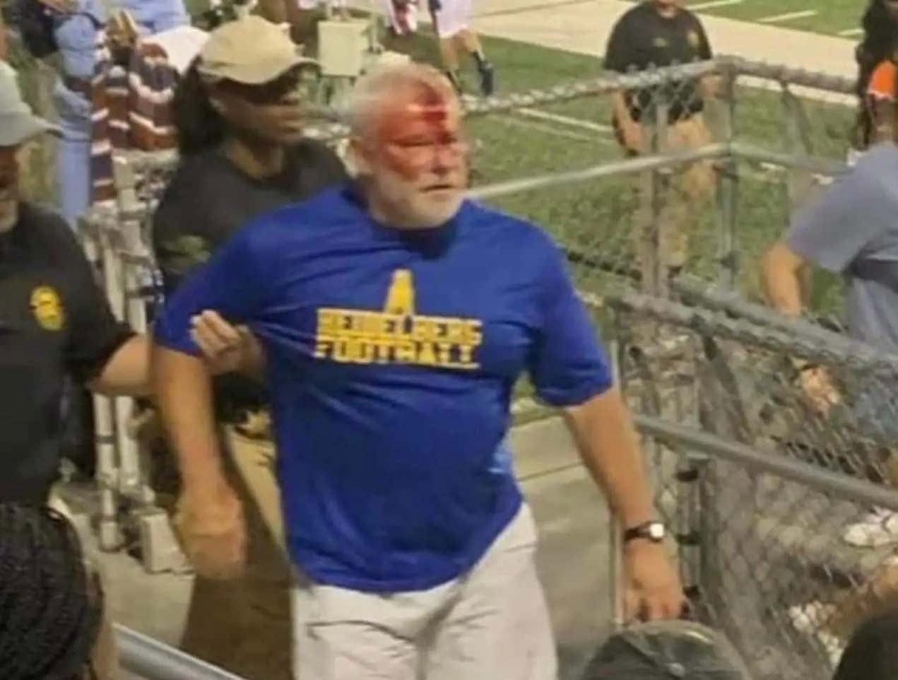 Best Of 2022 - High school football coach in Mississippi gets his ass kicked by a fan in the bleachers