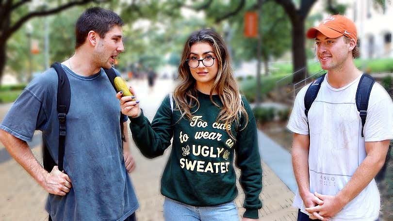 Asking College Students If They Have A Foot Fetish