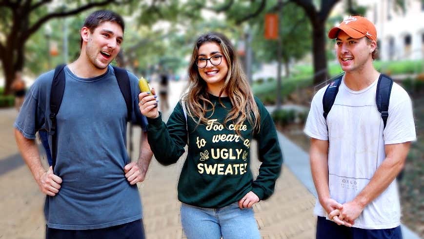 Asking College Students If They Have A Foot Fetish