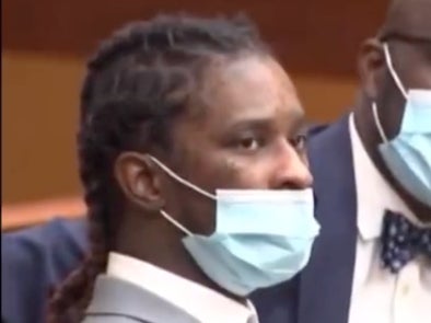 Young Thug Seen In Court Going Through A Range Of Emotions After Eight Of His Close Friends Agree To Testify Against Him