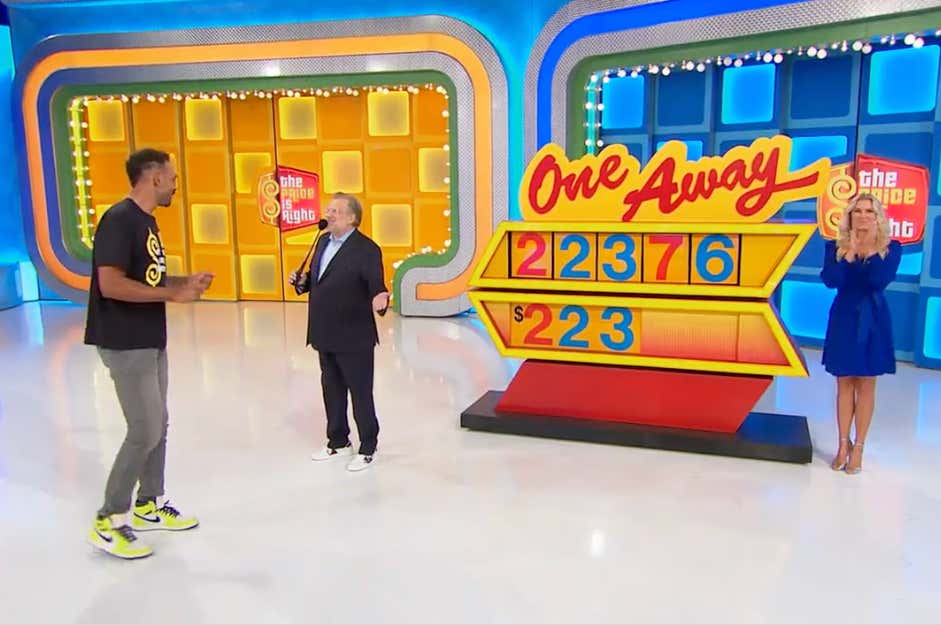 Jared Jeffries Won A New Car On The Price Is Right This Morning While Also Making Drew Carey Look 2 Feet Tall