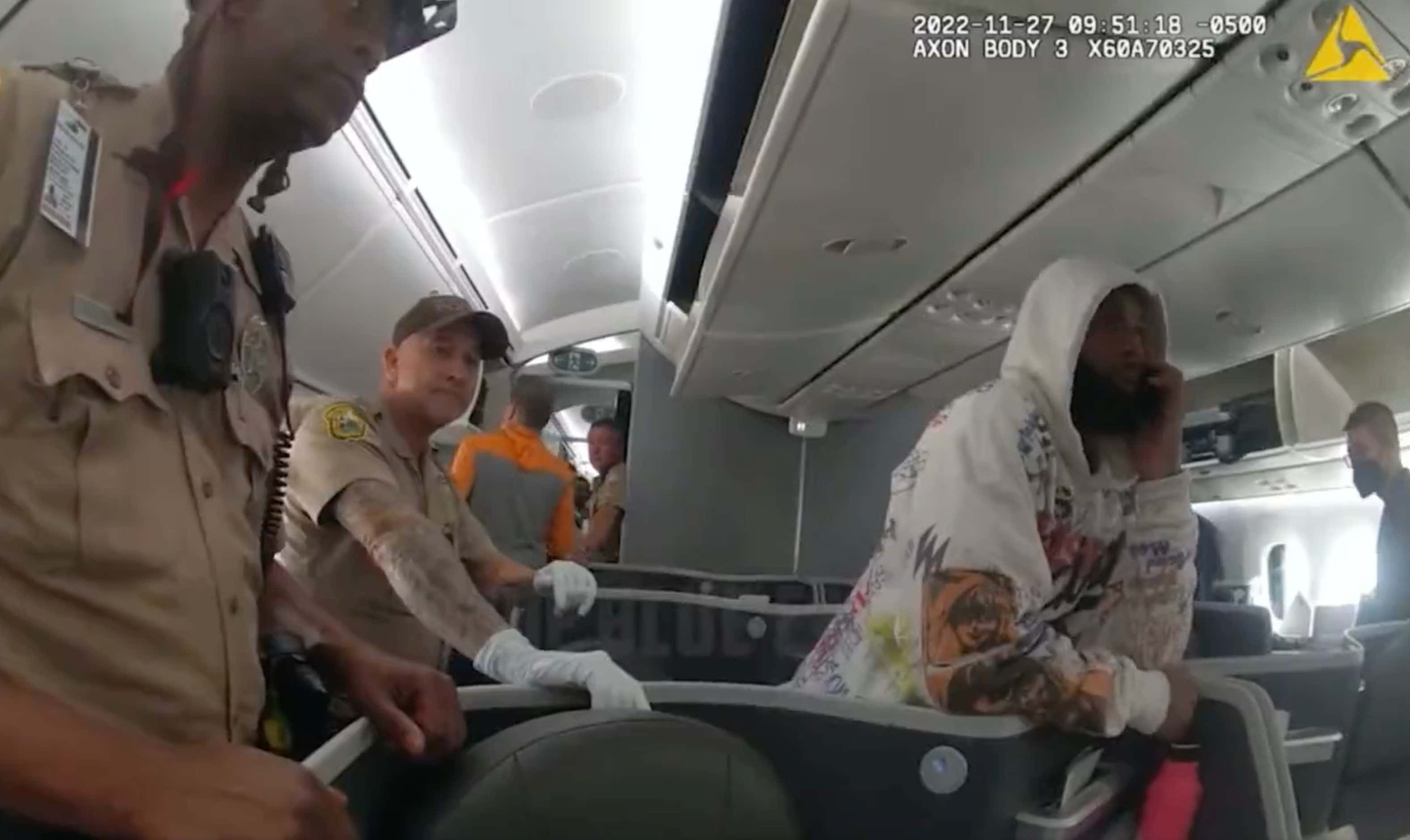 Body Cam Footage Dropped Of OBJ Getting Kicked Off A Plane For Not Wearing A Seat Belt Or Pants And Acting Like An All Around Douchcanoe
