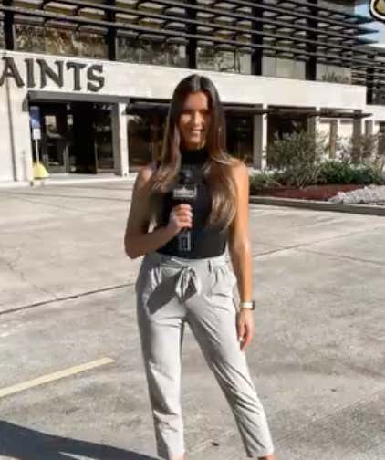 'Y'all Are Wild' - Saints Reporter Aileen Hnatiuk, Who Instantly Won Over Twitter With One Simple Picture To End The Season