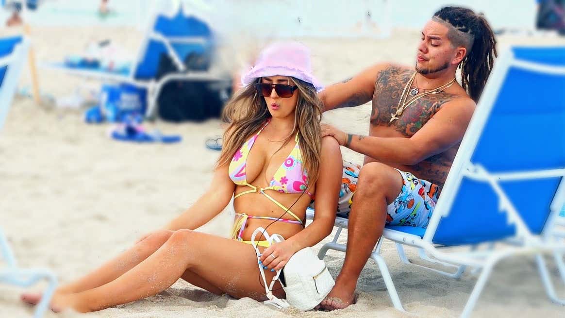 Moaning While Strangers Put Sunscreen On Me!