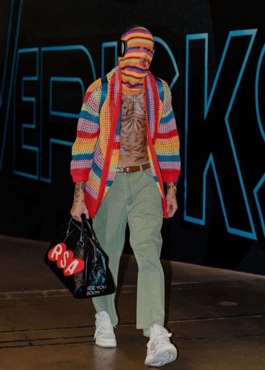 Kyle Kuzma's Pre-Game Fit Tonight Might Just Be His Most Outrageous Look To Date