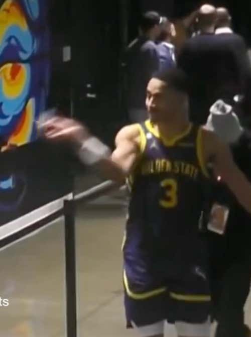 Jordan Poole Had The Best Reaction To Steph Curry's Ridiculous Ejection Last Night