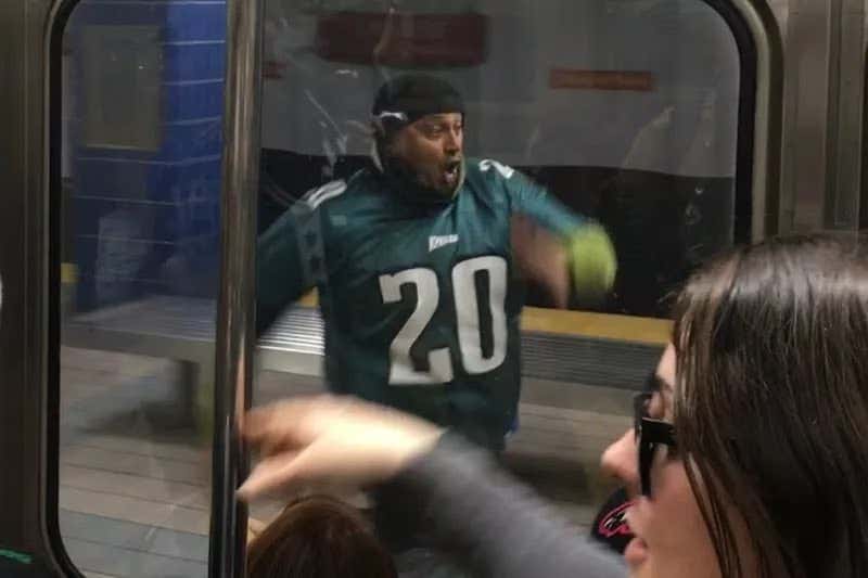 Philadelphia Legend Keeps Running Into Poles Before Eagles Playoff Games For Good Luck. 49ers Don't Stand A Chance