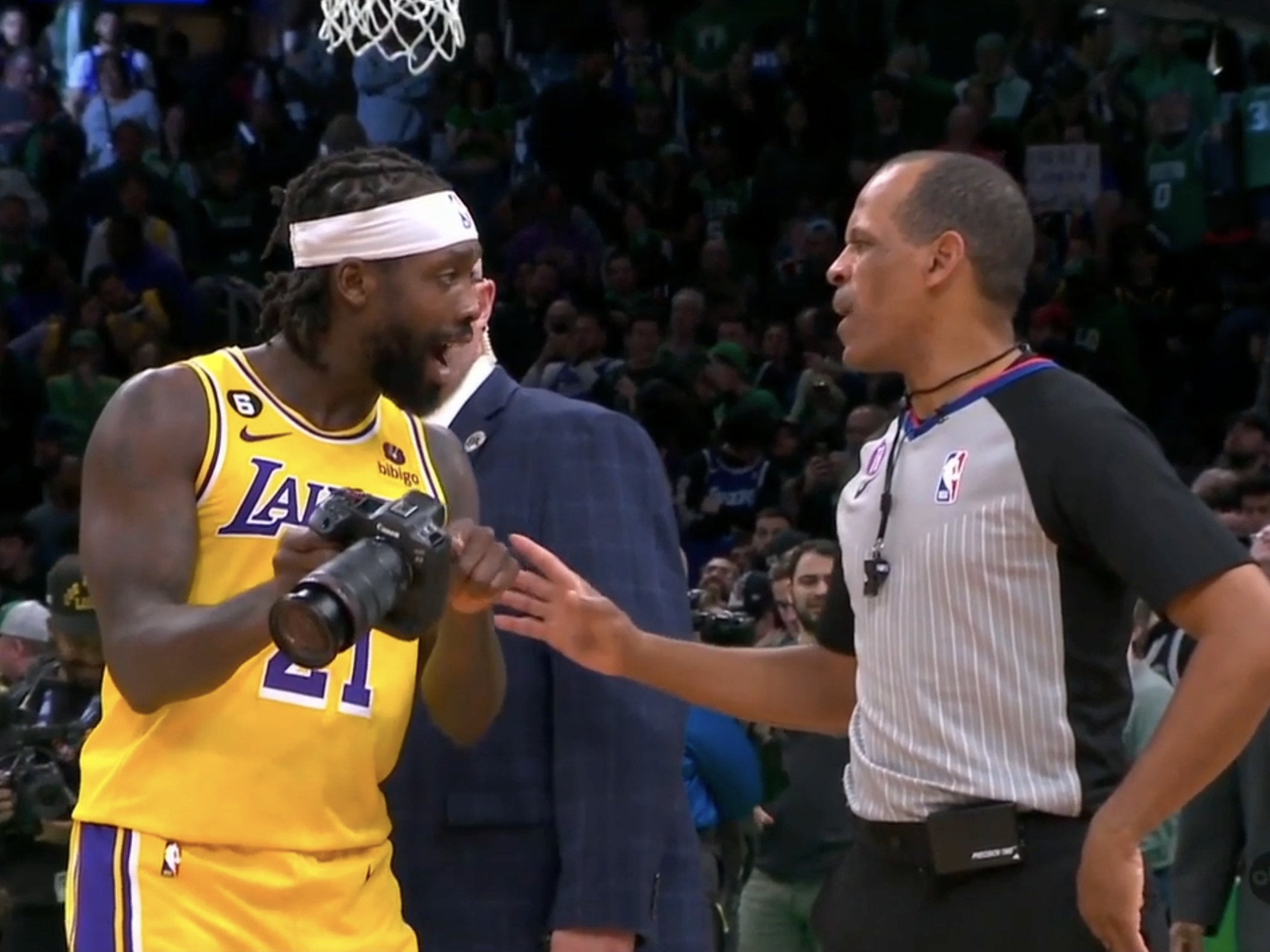 Patrick Beverley Got Hit With a Legendary Technical Foul After He Brought Out a Camera To Show The Ref The Foul He Missed