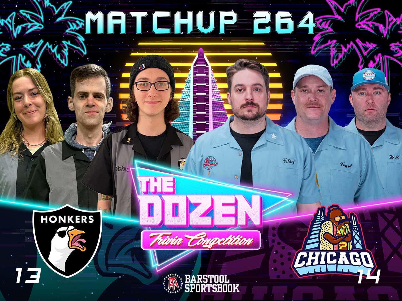 13Big Screamin Honkers vs. 14Chicago (The Dozen, Match 264) Barstool Sports