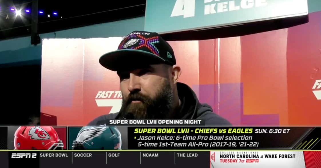 Jason Kelce Wants A Rewrite On The NFL Script That Had Him Tear His ACL In 2012