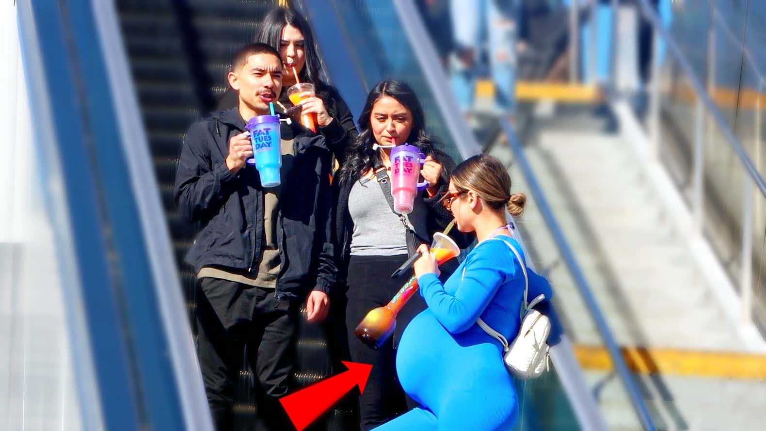 DRINKING WHILE PREGNANT PRANK