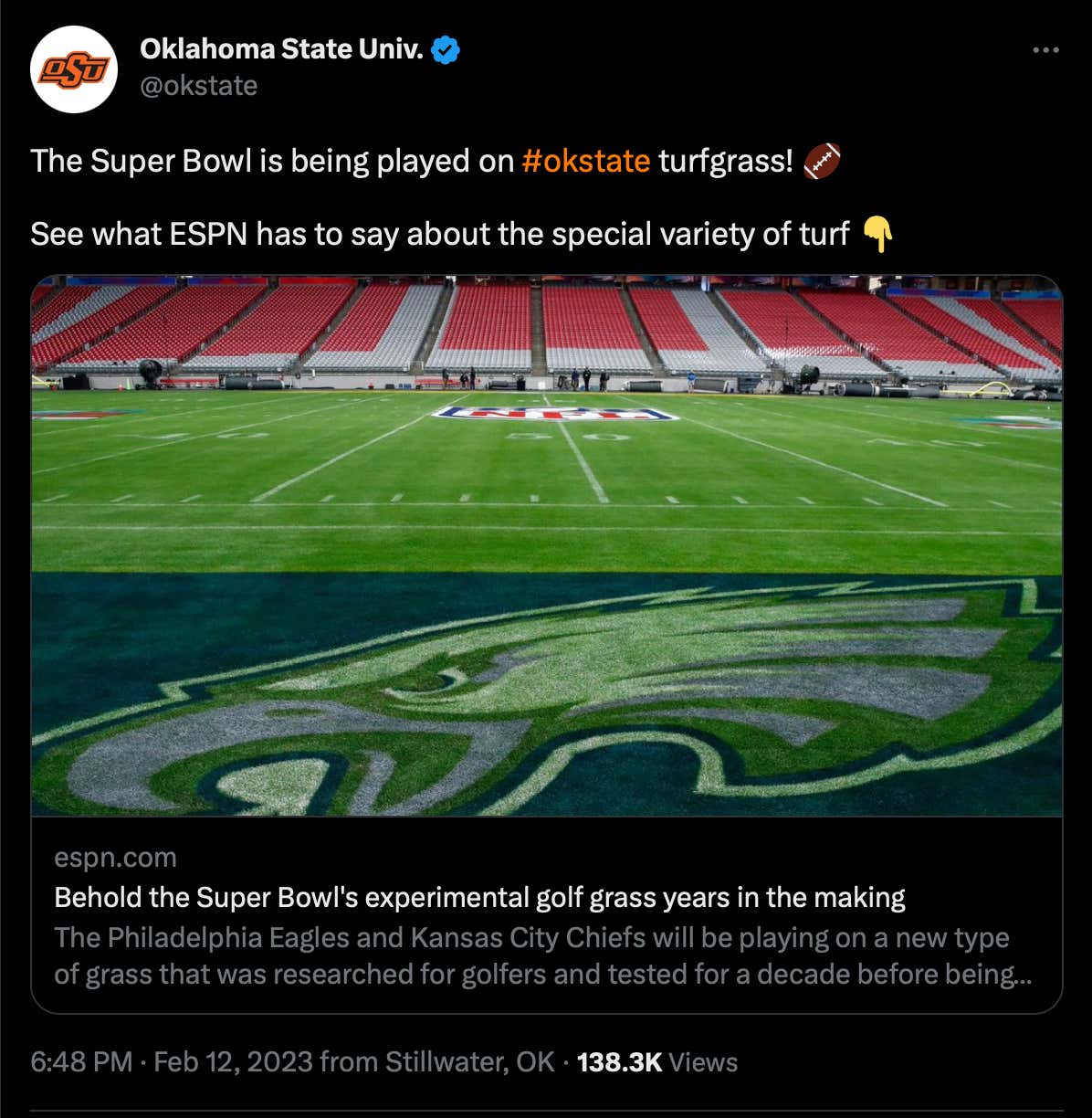 Oklahoma State Bragged About Creating What Turned Out To Be The Worst Football Field Of All-Time