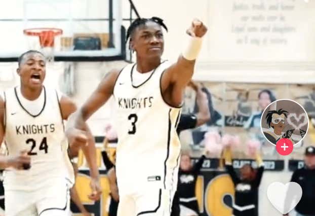 A High School Kid Hit A Game-Winning Three Against Bronny's Team Then Pointed At LeBron In The Crowd