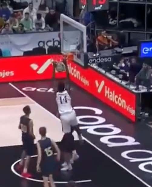 This 6'9", 13-Year Old Who Dropped 56 Points And 33 Rebounds For Real Madrid Is The Most Dominant Basketball Player In The World