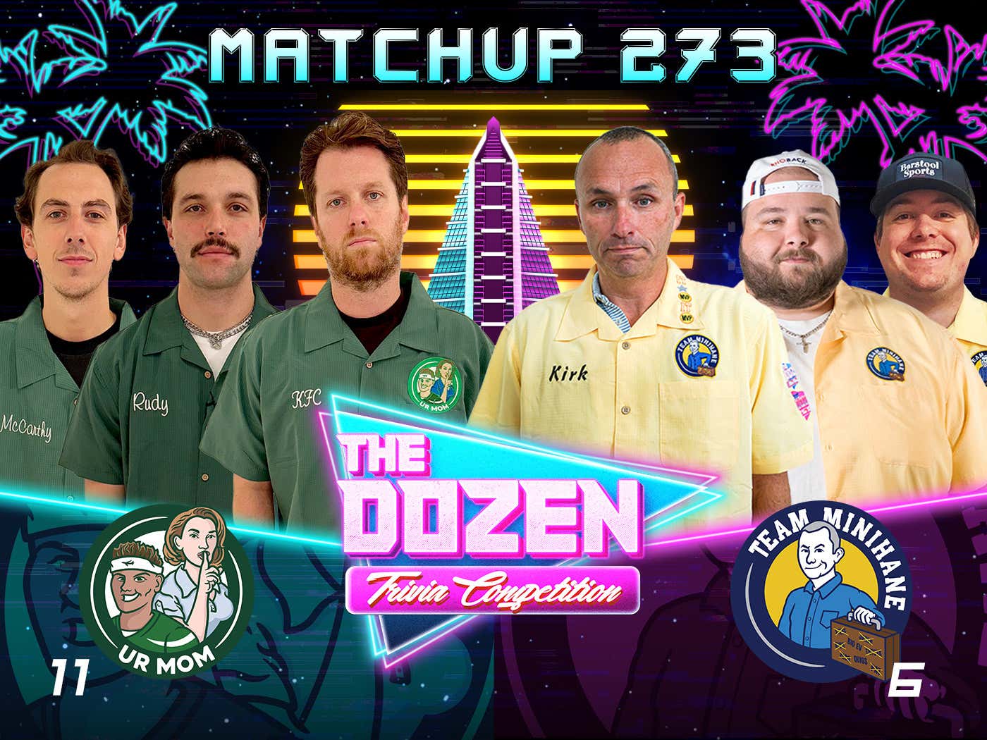 6Team Minihane vs. 11urMom (The Dozen, Match 273) Barstool Sports