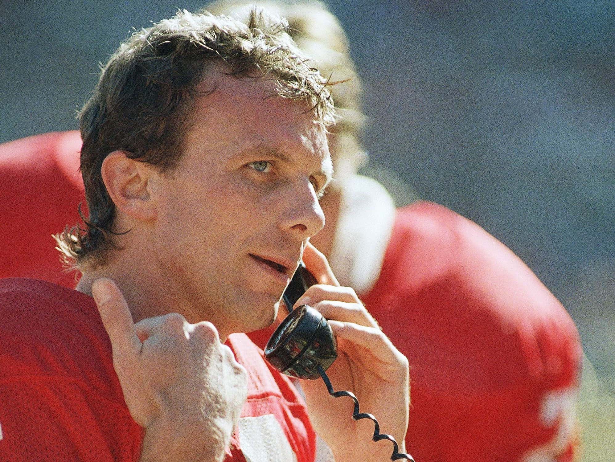 NFL Legend Joe Montana Used To Call His Wife From The Sideline