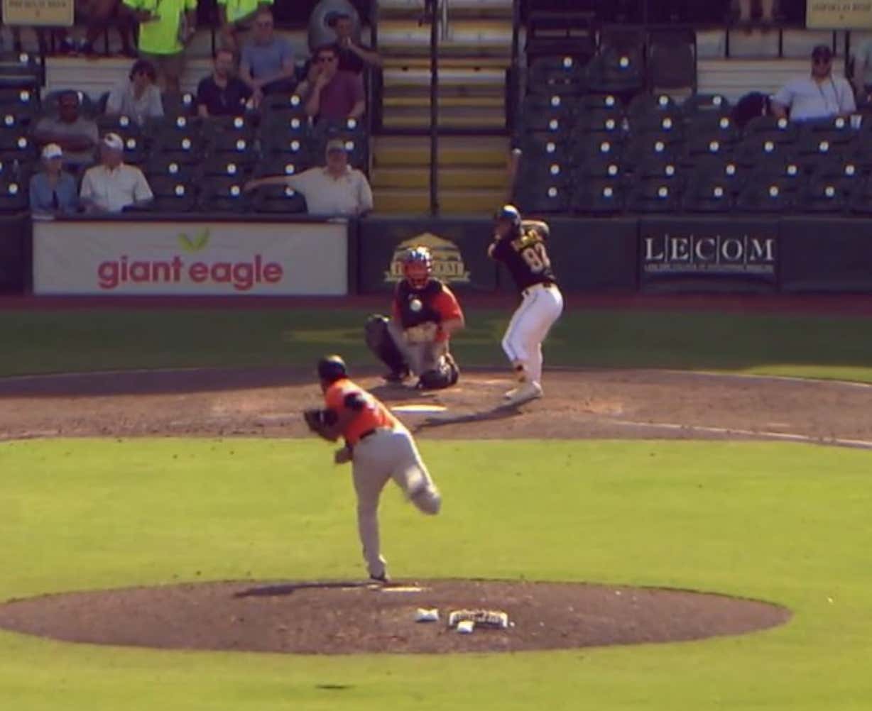 The Orioles And Pirates Wanted To Play The Bottom Of The 9th After The Game Was Officially Over But Umpires Didn't.....So They Left And The Game Went On Without Umpires