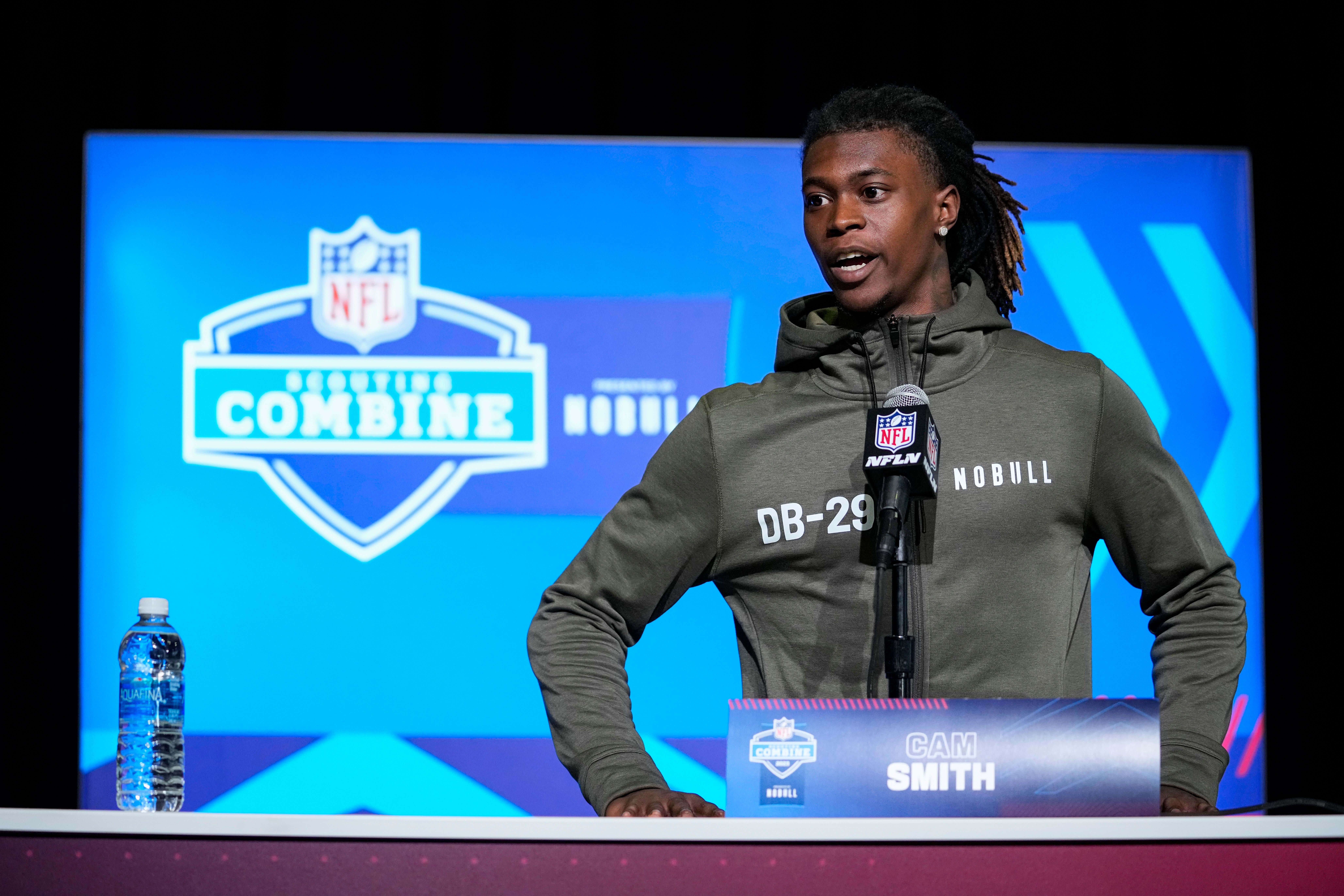CB Prospect Cam Smith is 'Rattled' by the Patriots Combine Interview He Called 'Intense' and 'Uncomfortable'