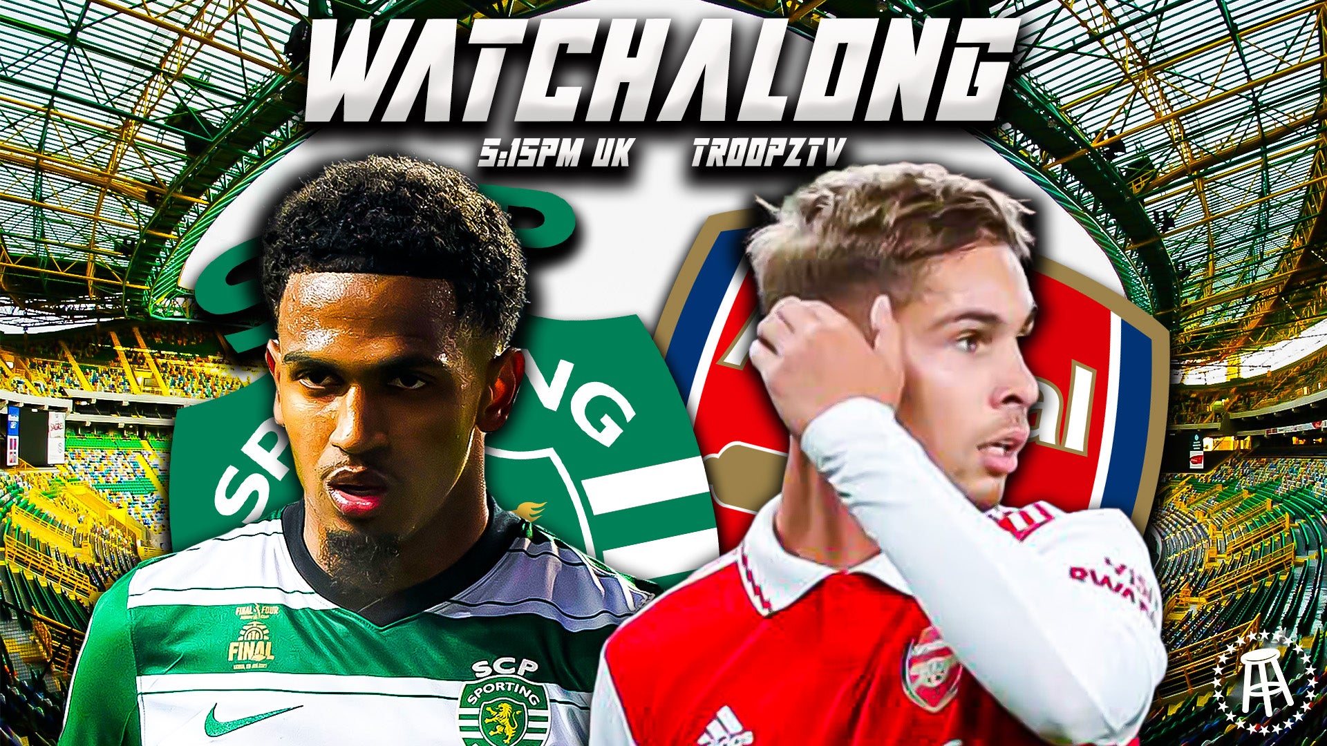 Sporting Lisbon Vs Arsenal | Europa League Round Of 16 | LIVE Watchalong W/Troopz & Zah