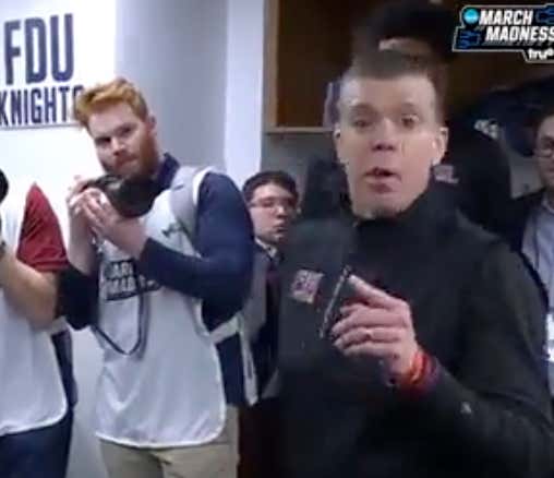 Smart: FDU's Coach Gets Camera To Zoom In So Purdue Can Hear Him Say, 'The More I Watch Purdue, The More I Think We Can Beat Them'