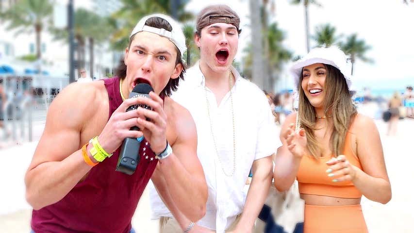 Asking People If They Want To Have Sex On The Beach..