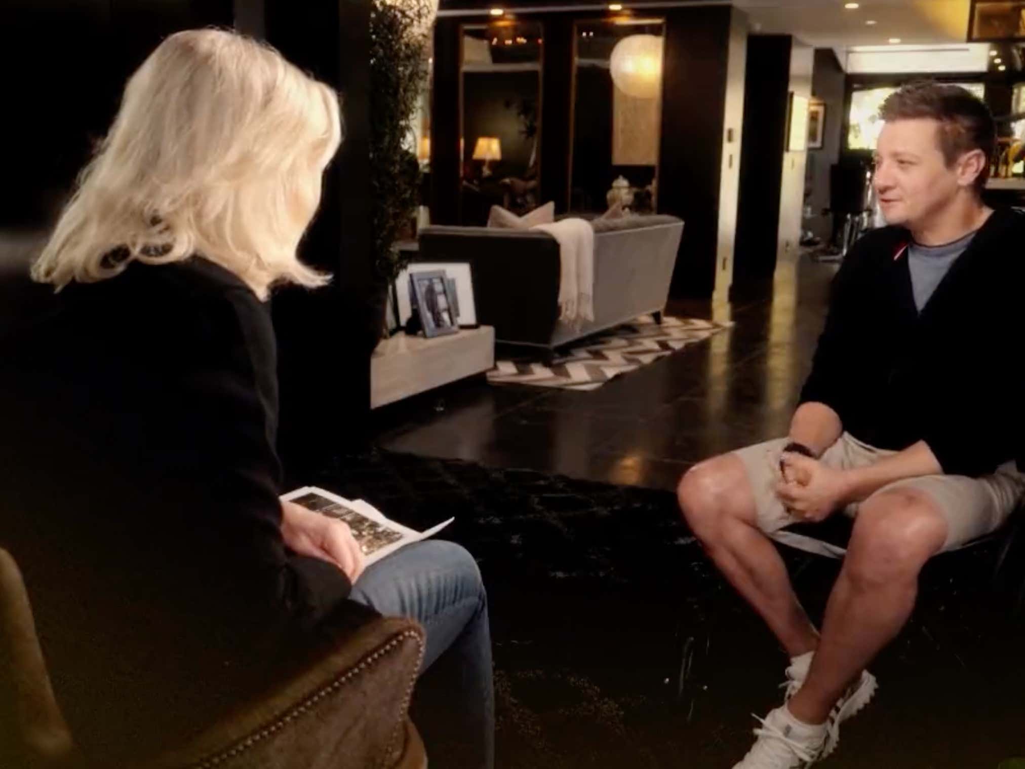 The Trailer For Disney's Jeremy Renner PostSnow Plow Accident