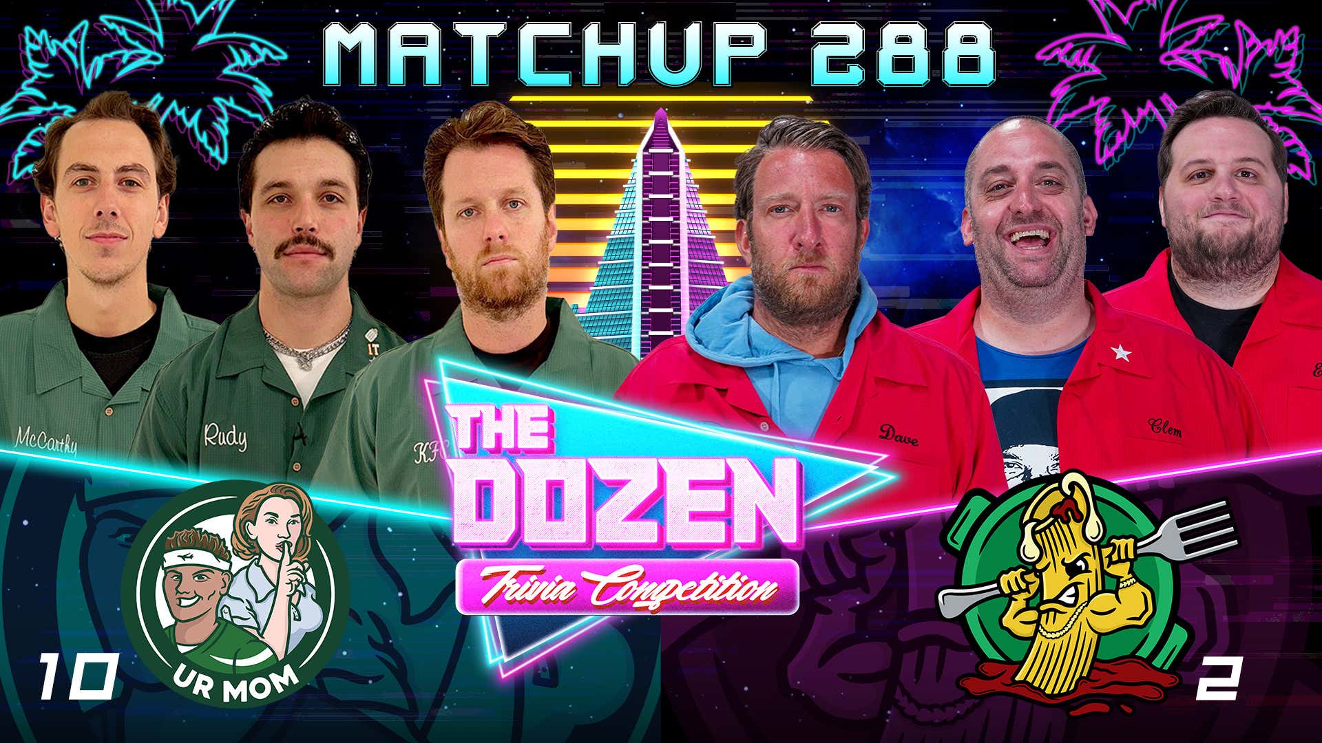 Dave Portnoy's Trivia Team Gets Rematch With KFC & urMom (The Dozen, Match 288) Barstool Sports