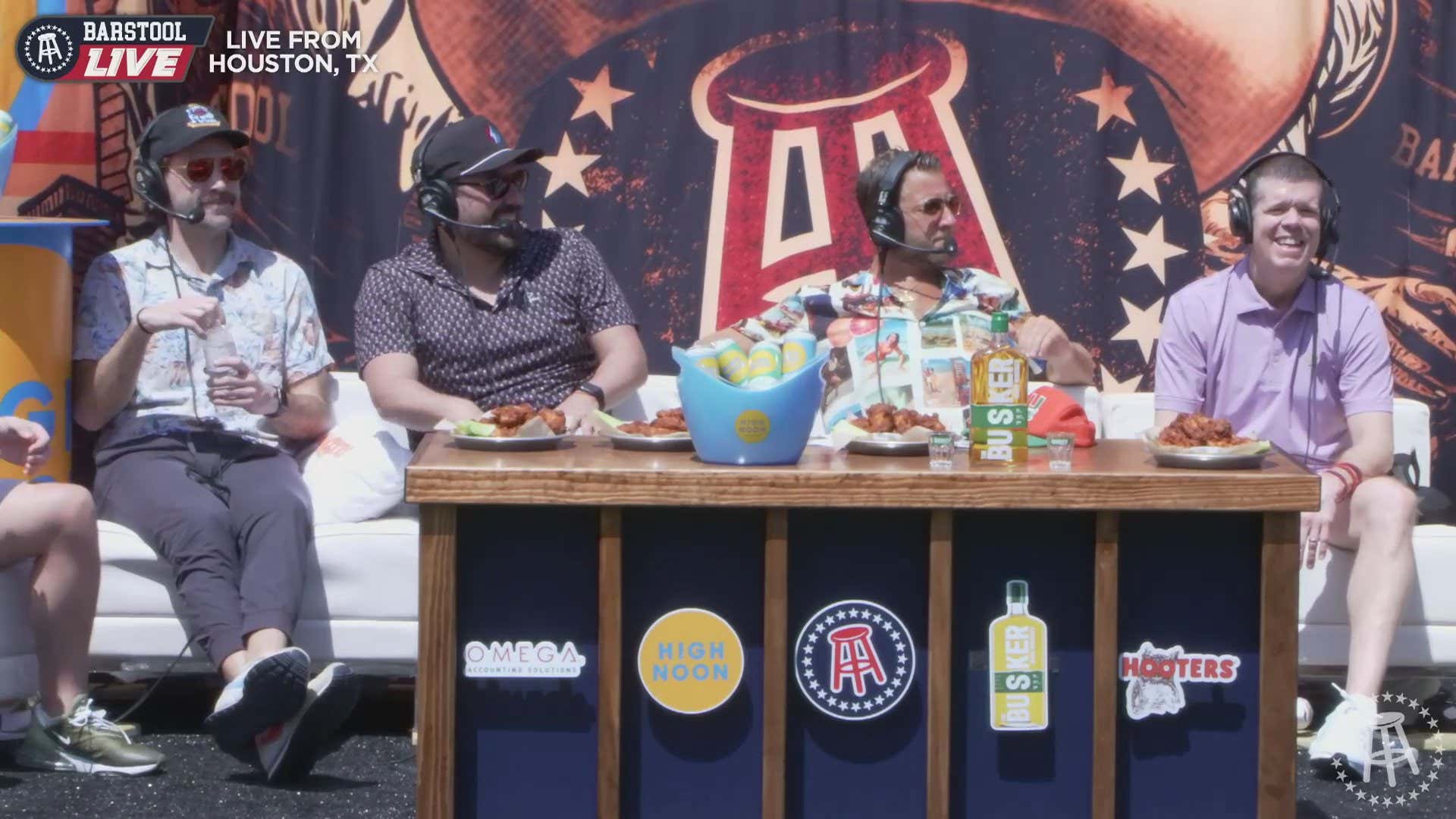 Barstool Live | El Pres, Big Cat and More LIVE from Houston - Saturday, April 1